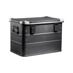 Skrzynia transportowa aluminiowa AluVault Black 073 - 580x383x395 mm