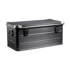 Skrzynia transportowa aluminiowa AluVault Black 081 - 780x383x333 mm