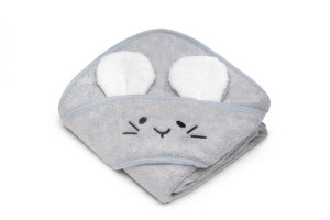 Bambusowy ręcznik light grey - mouse - My Memi