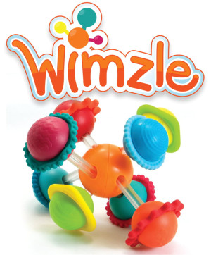 Grzechotka Wimzle - Sensoryczna Przygoda - Fat Brain Toys