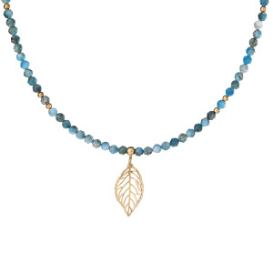 ANIA KRUK CHOKER Z APATYTEM; I LISTKIEM
