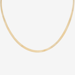 ANIA KRUK Elegancki Naszyjnik Vintage Pozłacany 3 MM