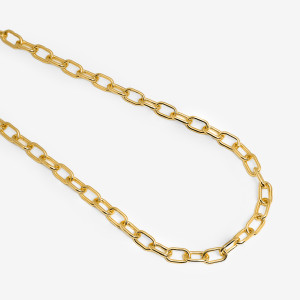 ANIA KRUK Choker łańcuch;pozłacany