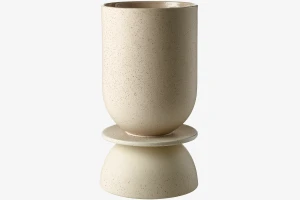 BOLIA wazon HOUR VASE Ø16 x H29,5 cm sand