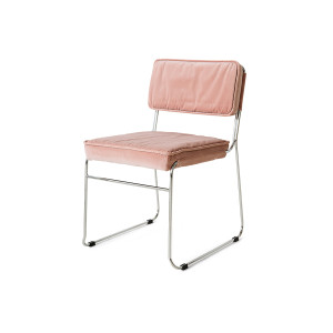 HK LIVING krzesło tapicerowane ENDLESS velvet, lychee pink