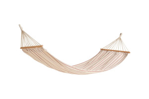 HAY hamak OUTDOOR MARKET HAMMOCK-BEIGE WITH RED STRIPE