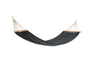 HAY hamak OUTDOOR MARKET HAMMOCK-BLACK WITH BEIGE STRIPE