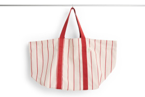 HAY torba piknikowa OUTDOOR MARKET PICNIC BAG-MEDIUM-BEIGE WITH RED STRIPE