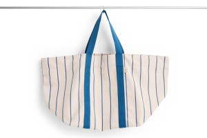 HAY torba piknikowa OUTDOOR MARKET PICNIC BAG-MEDIUM-BEIGE WITH BLUE STRIPE