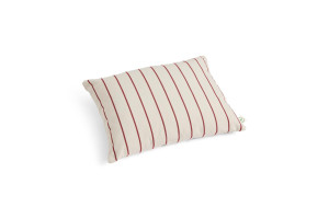 HAY poduszka OUTDOOR MARKET CUSHION-45 X 35-BEIGE WITH RED STRIPE