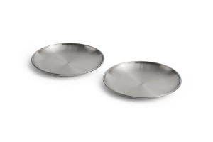 HAY talerz stalowy OUTDOOR MARKET STEEL PLATE-SET OF 2-MEDIUM (2 szt.)