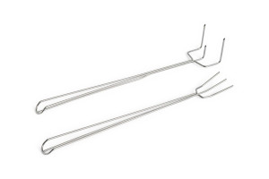 HAY widelce do grilla OUTDOOR MARKET BBQ FORK-SET OF 2-STAINLESS STEEL (2 szt.)