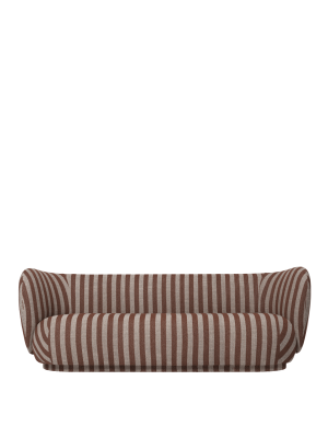 FERM LIVING sofa 3-osobowa RICO Louisiana Sand/Chocolate