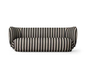 FERM LIVING sofa 3-osobowa RICO Louisiana Sand/Black