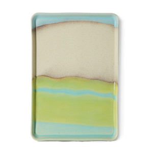 HK LIVING patera na ciasto 70's CERAMICS: LARGE TRAY, GLINT