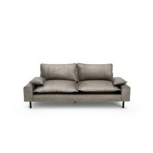 Sofa 2-osobowa AVENTINE - jasnoszara