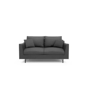 Sofa 2-osobowa ALFAMA - Ciemnoszara
