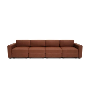 Sofa modułowa 4-osobowa GRACIA - terakota