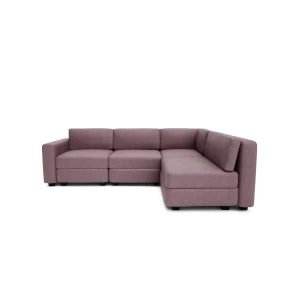 Narożna sofa modułowa 4-osobowa GRACIA - Dusty Pink