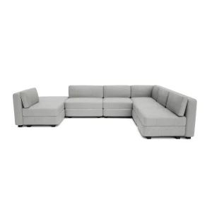 Sofa modułowa GRACIA - w kształcie litery U 160 x 340 x 230 cm - szara