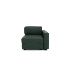 Sofa modułowa GRACIA - moduł końcowy - zielony