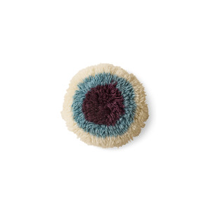 HK LIVING poduszka dekoracyjna FLUFFY CUSHION 40x40cm, eye catcher