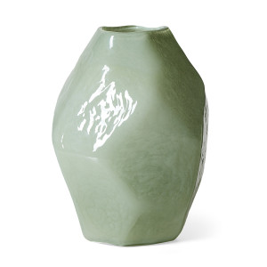HK LIVING wazon szklany GEMSTONE, jade