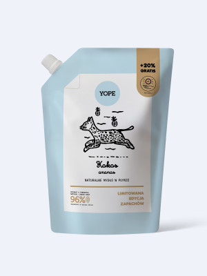 Refill naturalnego mydła w płynie Kokos & ananas