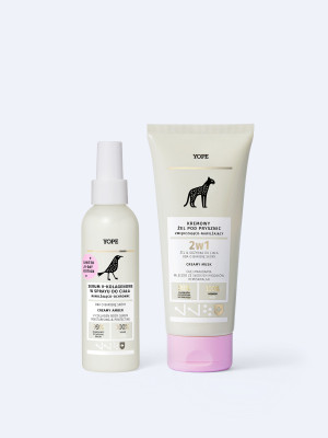 Zestaw żel pod prysznic Creamy musk i serum do ciała w sprayu