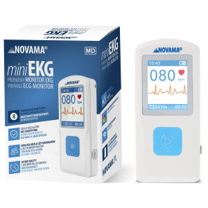 NOVAMA MINI EKG Przenośny monitor EKG, szybki odczyt, bluetooth
