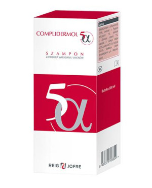 Complidermol 5 alfa szampon, 200 ml, cena, opinie, właściwości