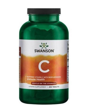 Swanson Buforowana Witamina C 1000 mg z bioflawonoidami - 250 tabl.