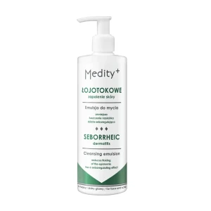 Medity+ ŁZS, Emulsja do mycia twarzy i skóry głowy, 200 ml