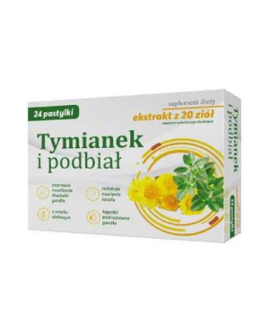 Tymianek i podbiał, 24 pastylki