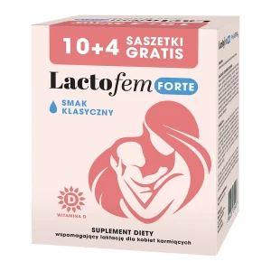 PharmaDot, Lactofem Forte smak klasyczny, saszetki, 14 sztuk