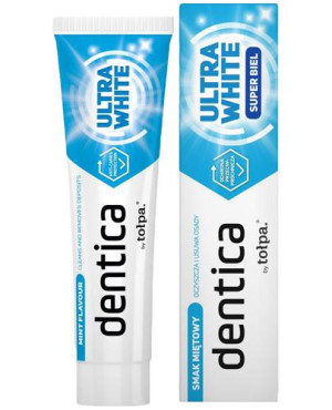 Dentica by Tołpa, Pasta do zębów smak miętowy Ultra white, 100 ml
