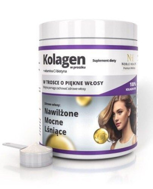 Noble Health Kolagen w proszku z biotyną i witaminą C, 100 g