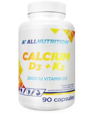Allnutrition, Calcium D3 + K2, kapsułki, 90 sztuk
