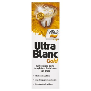 UltraBlanc Gold Pasta do zębów wybielająca smak miętowy z dodatkiem 24K złota 75 ml