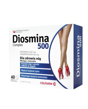 Diosmina 500 Complex, tabletki powlekane, 60 sztuk