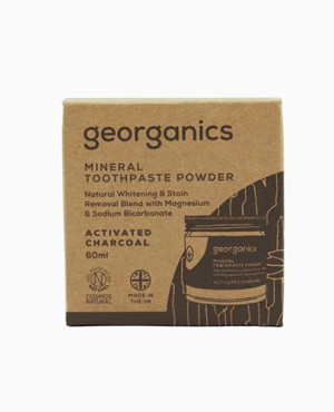 Georganics, Proszek do czyszczenia zębów, Activated Charcoal, 60 ml