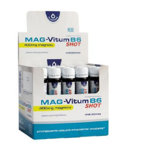Oleofarm Mag-Vitum B6 Shot, 20 sztuk x 25 ml