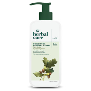 Herbal Care Ochronny żel do higieny intymnej Kora dębu i prebiotyk, 330 ml