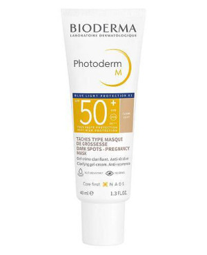 Bioderma Photoderm M SPF 50+, krem do skory z tendencją do przebarwień odcień jasny, 40 ml