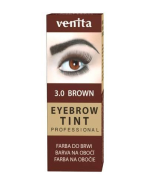 Venita, profesjonalna henna do brwi w proszku, 3.0 Brąz, 13 g