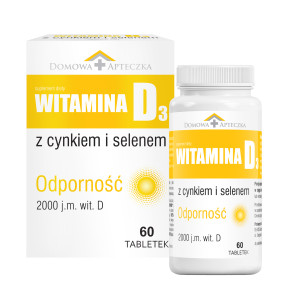 Domowa Apteczka Witamina D3 z cynkiem i selenem, 60 tabletek