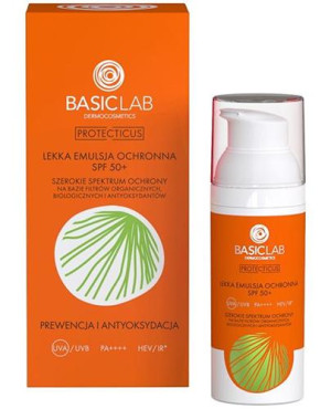 Basiclab Lekka Emulsja ochronna SPF 50+, 50 ml