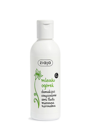 Ziaja Ogórek, Mleczko do demakijażu do skóry tłustej i mieszanej, 200 ml