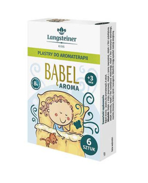 Langsteiner Kids Bąbel Aroma Plastry do aromaterapii +3 lata, 6 sztuk