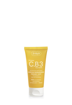 Ziaja Witamina C.B3 Niacynamid Naturalnie Nawilżamy Krem na przebudzenie poranny shot, 50 ml